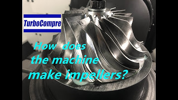 impeller   (on centrifugal compressor)made by 5-axis machine