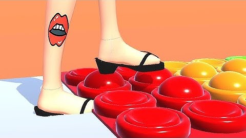 Tippy Toe 3D - Satisfying ASMR Sound - All Levels Gameplay for iOS, Android Part 17