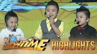 It's Showtime: Ryan, Jhong at Billy Mini Me's kumanta ng 