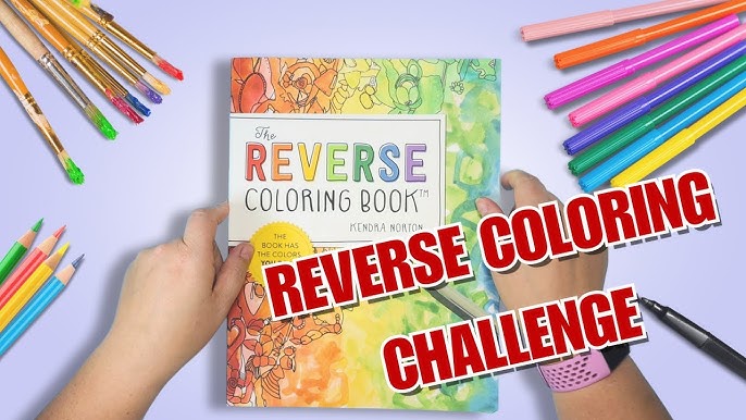 Pin on Reverse Coloring Books