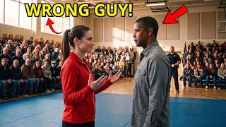 An Arrogant Female Black Belt Disrespects a Quiet Blue Collar Dad—Unaware He’s a Legendary Navy SEAL