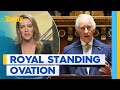 King Charles receives standing ovation in historic French senate speech | Today Show Australia