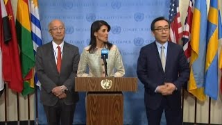 Remarks at a Joint Press Availability Before UN Security Council Consultations on DPRK