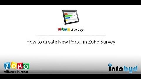 How to Create New Portal in Zoho Survey