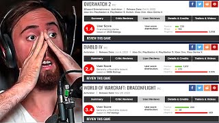 Every Single Blizzard Game Is Getting Review BOMBED
