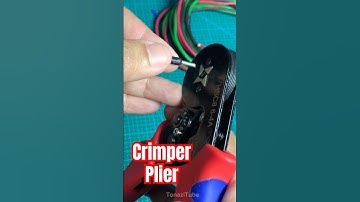 How to Use a Crimper Plier Square #crimpingtool  #pliers