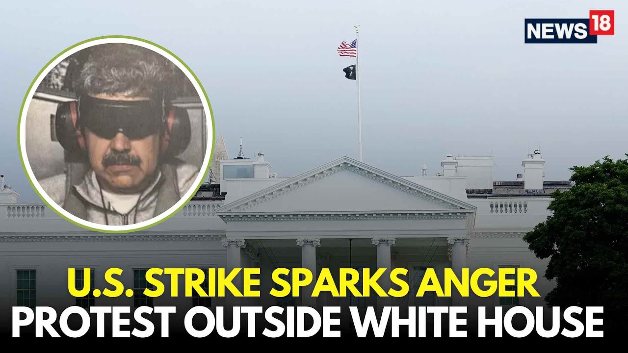 LIVE | Massive Protest Stages Outside White House After Trump Captures Maduro | US Venezuela | N18G