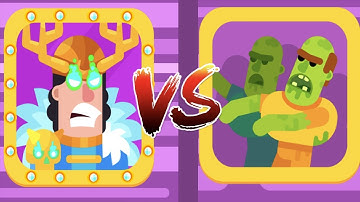 Bowmasters - Gameplay Walkthrough Epic Wins - Ice King VS Z Day Zombies