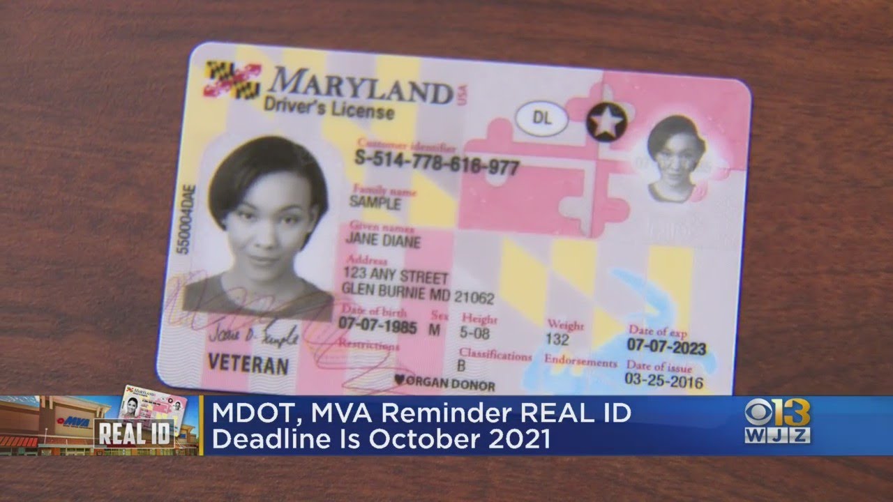 REAL ID Deadline Extended To October 1, 2021 Due To COVID19 Pandemic