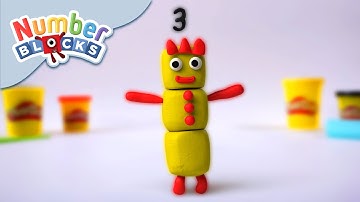 @Numberblocks- Number Three | Play-Doh