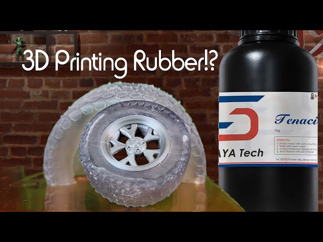 Rubber 3D Prints With Siraya Tech Tenacious 