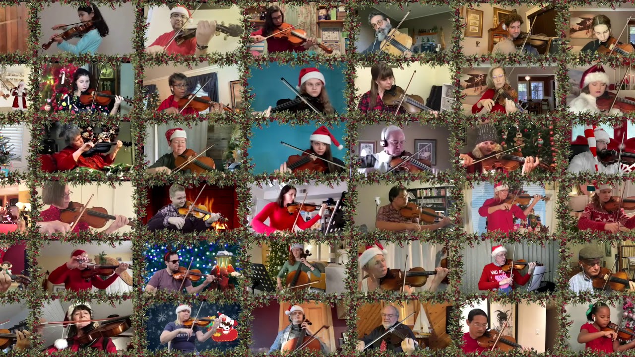 Fiddlerman's 2020 Virtual Group Xmas Project - Let it Snow ver 2