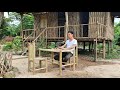 Episode 13 - Set of bamboo tables and chairs to sit and eat, drink water