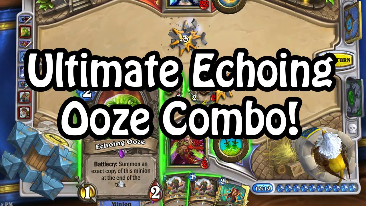 Hearthstone Ultimate Echoing Ooze Combo For Rogue! YouTube