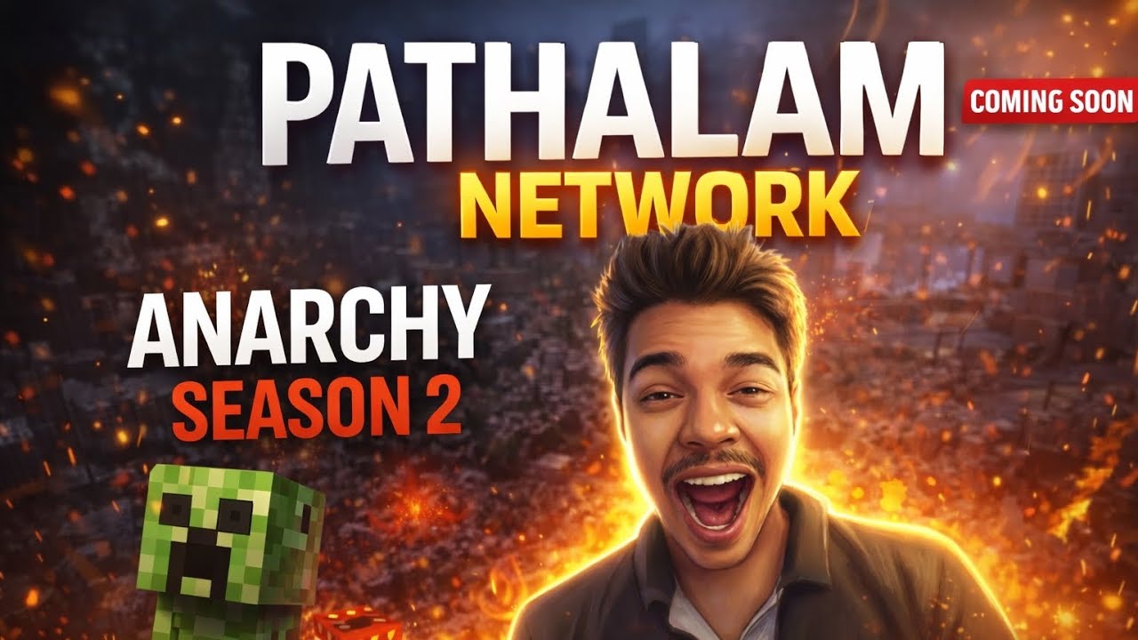 Minecraft Pathalam Network Anarchy season 2 coming soon join know 