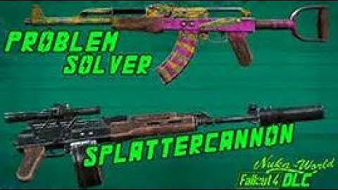 Fallout 4 SPLATTERCANNON location best weapon in Nuka World DLC