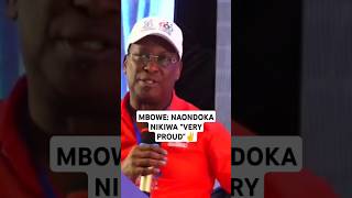 Mbowe Naondoka Nikiwa Very Proud