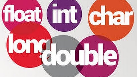 Les variables et leur type dans un programme Arduino