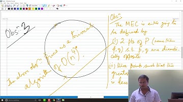 Smallest Enclosing Disc