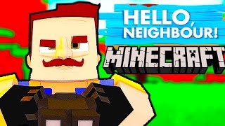 ПРИВЕТ СОСЕД В МАЙНКРАФТ! ЗОМБИ - СОСЕД! [Hello Neighbor + Minecraft]
