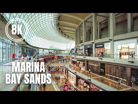 Video: 100,000 Tiang Laras Buzon Dihantar Di Teras Marina Bay Sands