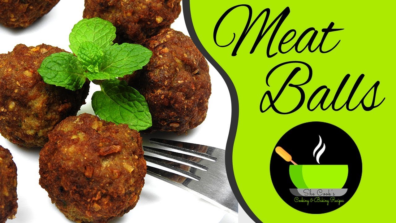 Meatball | Meat Ball Recipe | Deep Fried Meatballs | Mutton Kofta Recipe | Mutton Kola Urundai | She Cooks