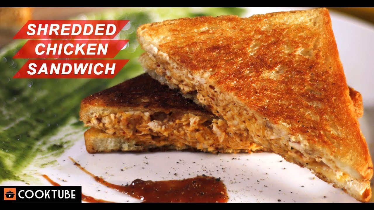 Shredded Chicken Sandwich Is Easy and Delicious | Grilled Chicken ...