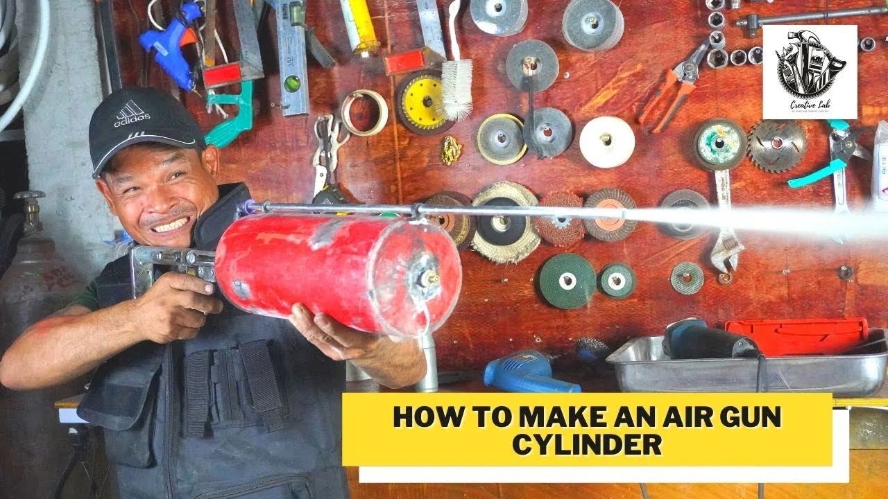 Homemade Powerful Air Gun With Fire Extinguisher How To Make An Air