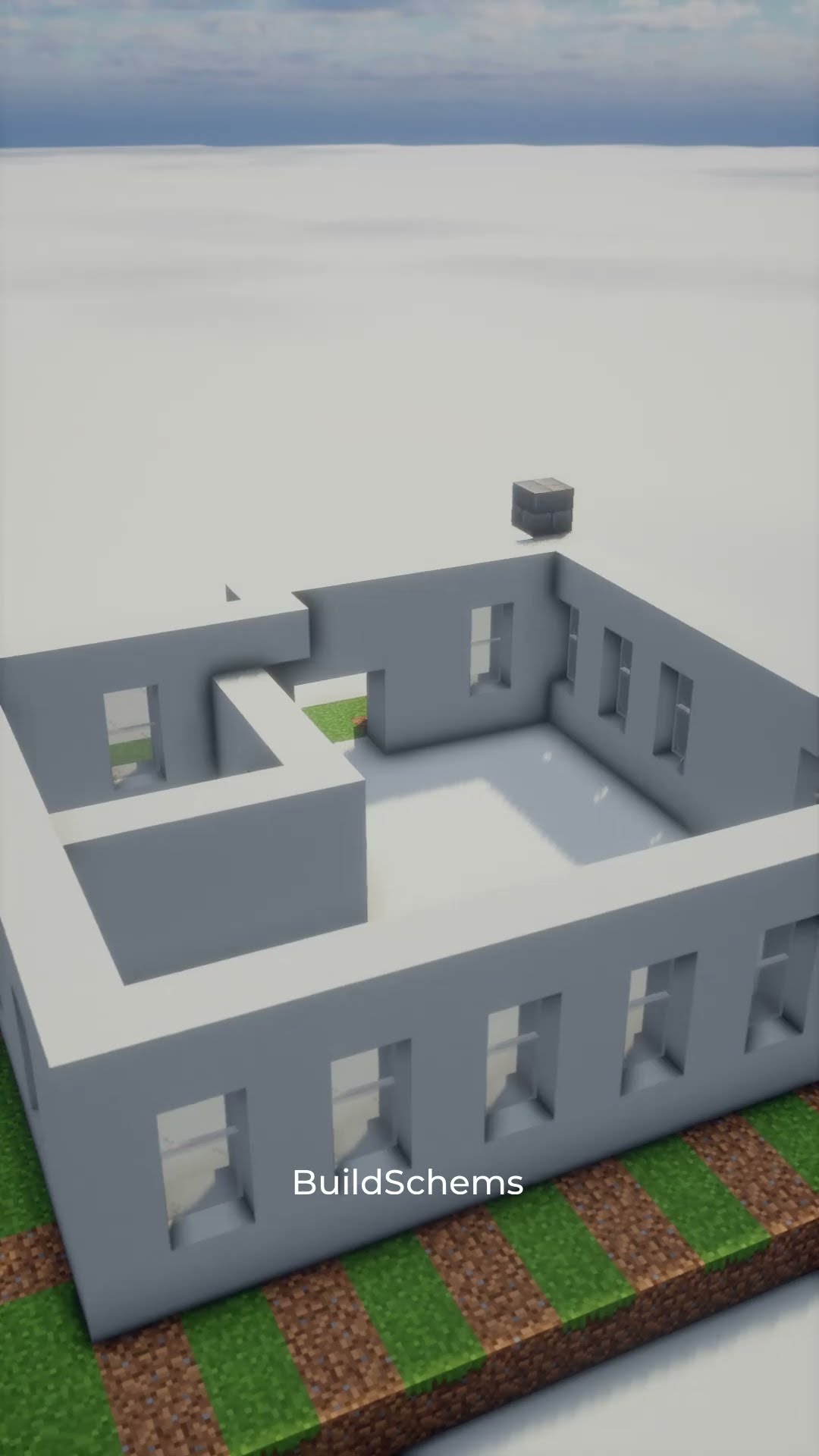 Spruce Medieval House — watch the build in Minecraft