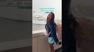 EMBARKATION DAY ON SEMESTER AT SEA🛳️💙 #dayinmylife #vlog #sas138 #studyabroad #shorts