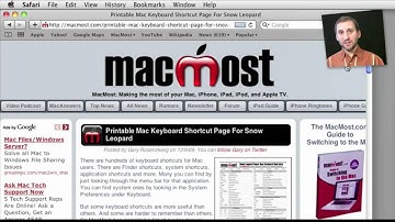 The Mac OS X Downloads Folder (MacMost Now 439)