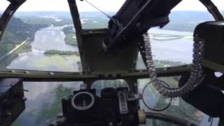 Riding Gunner in B-25 (8/12/13)