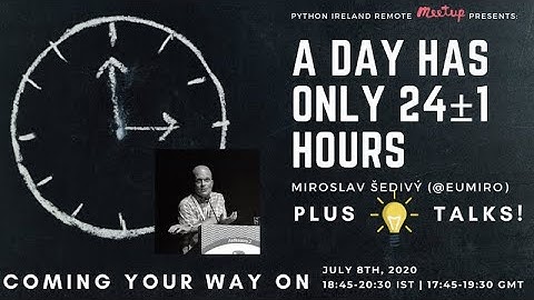 A day has ± 24 hous - Miroslav Šedivý