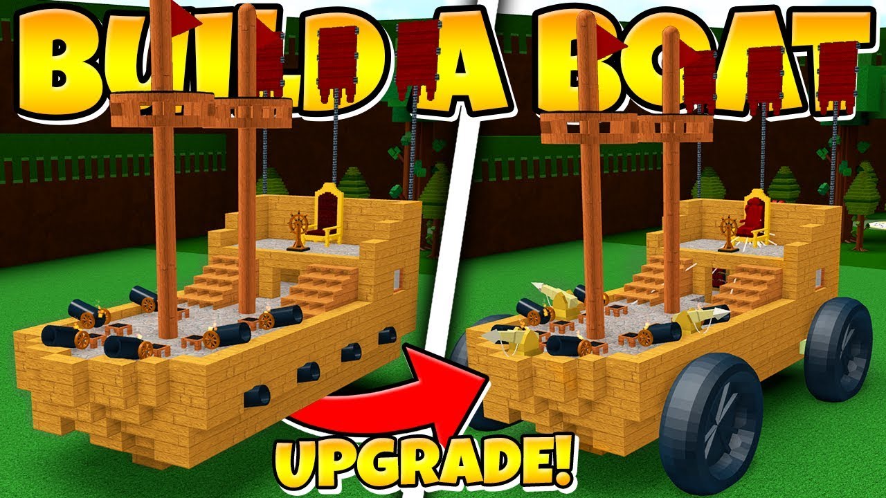 i gave the bab boat an upgrade! 💥 super op! build a