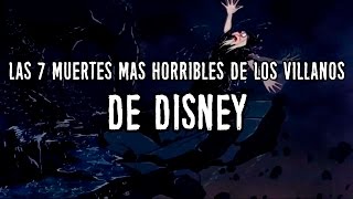 Las 7 muertes más horribles de villanos de Disney