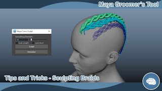 Maya Groomer's Tool Tips and Tricks: Sculpting Braids