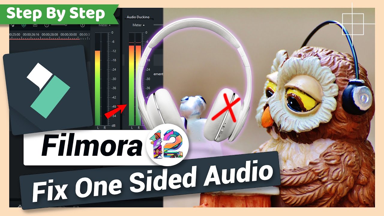 Fix Audio Playing On One Side | Filmora 12 & 13 Tutorial - YouTube