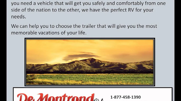 DeMontrond® RV has the Motorhomes Houston Trusts for Quality Travel