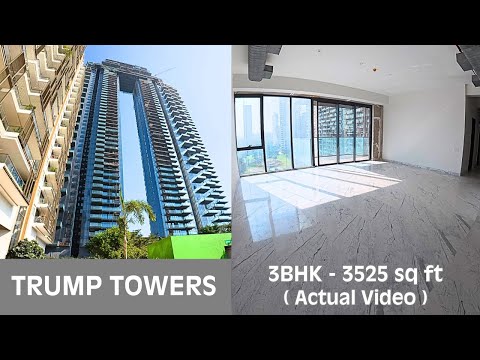 Trump Towers Gurgaon | 3BHK 3525 sq ft | Actual Video | Sector 65 Golf Course Extension