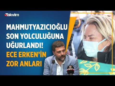 Ece Erken'in eşi Şafak Mahmutyazıcıoğlu son yolculuğuna uğurlandı