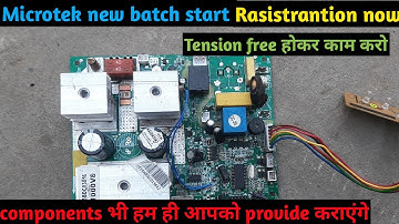 Microtek inverter v8 pcb repair || Dushyant electronics