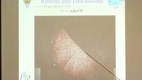 Multiple Speakers | Density  -induced the streak segregation patterns in a rotating drum