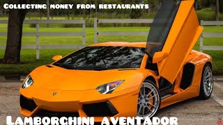 Lamborghini aventador | money💰collection for new car | Collecting money on Lamborghini | Car vedios