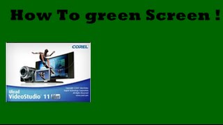 How to GreenScreen With Ulead Video Studio 11 !