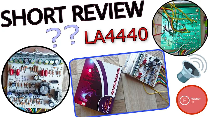 LA4440 DOUBLE IC AMPLIFIER PCB UNBOXING || SHORT REVIEW || Flasher UT