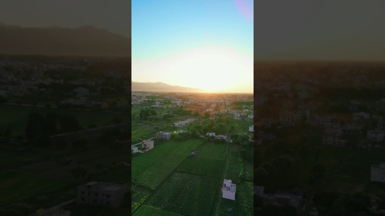 Haldwani Cinematic  Drone Morning | Drone Uttarakhand | indian drone, @indiandrone