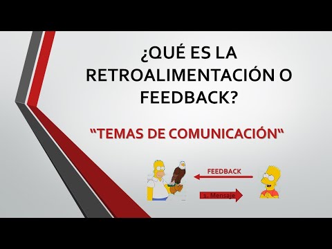 Vídeo: Qui va introduir el feedback al model de comunicació?