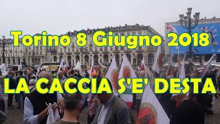 Torino 8 giugno 2018, La Caccia s&#39;è desta