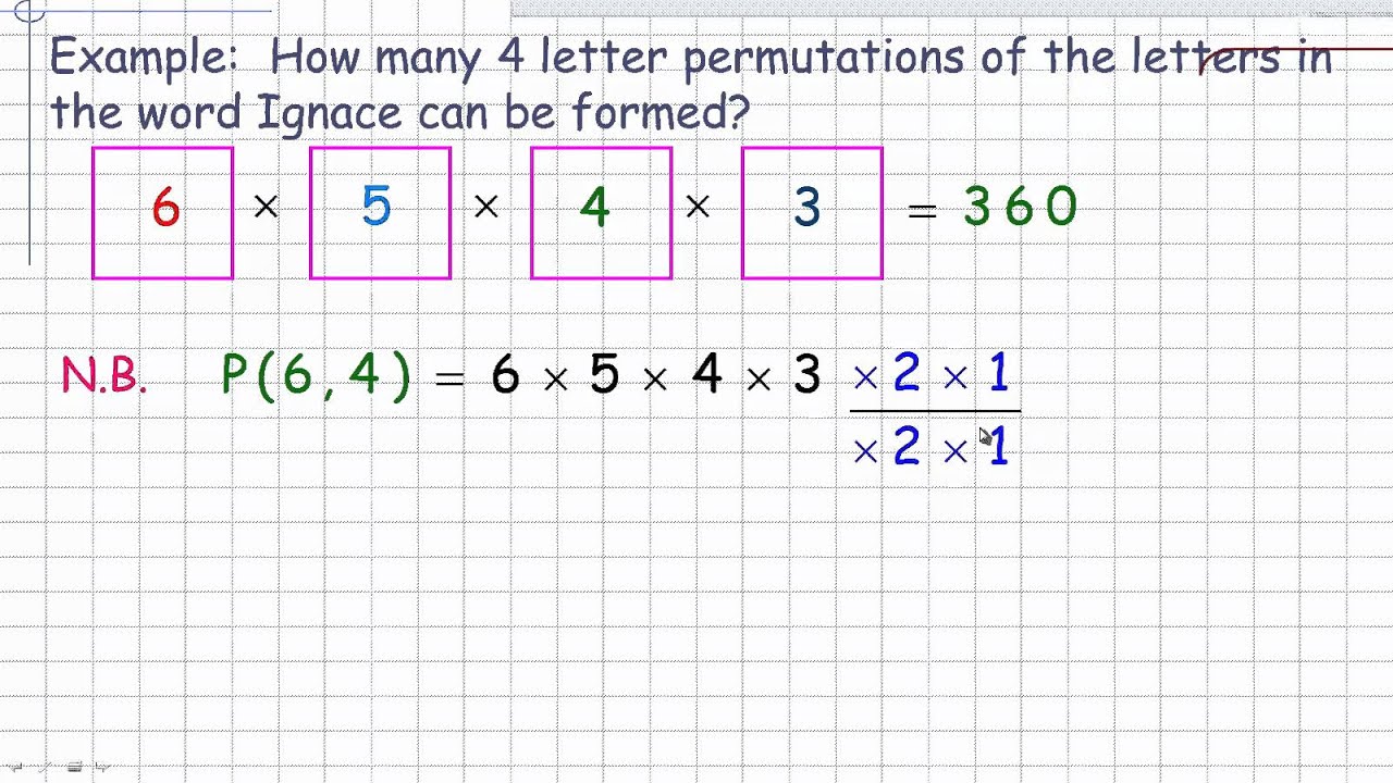 lesson 6 homework practice permutations