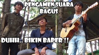 Pengamen Suara Bagus Bikin Baper (Cover Kristal - Sejenak)